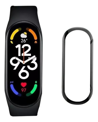  Vidrio Templado Curvo Full Para Xiaomi Mi Band 7 Smart