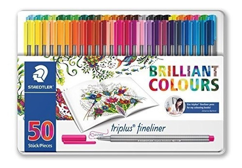 Set Staedtler Color Pen, 334m50jb - Juego De 50 Colores Surt