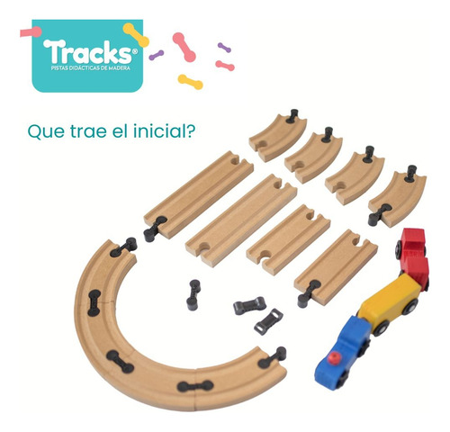 Tracks Circuito Inicial Con Tren Compatible Trencity