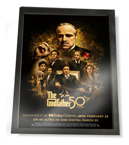 Cuadro Decorativo De Poster Películas El Padrino