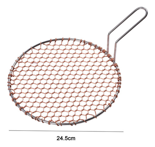 Parrilla De Cobre Para Asados Al Aire Libre 24,5 Cm