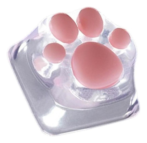 - Tecla De Jogo Transparente Cute Cat Paw Keys Machinery