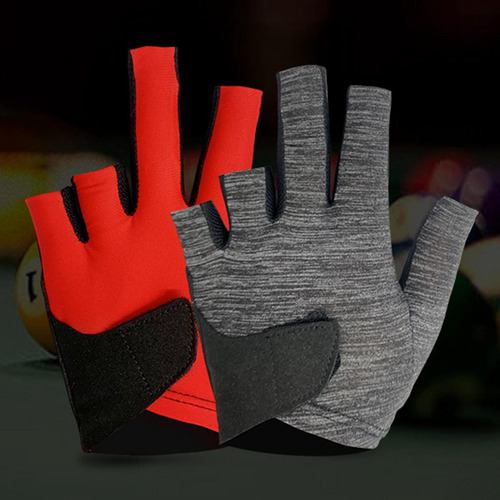 2 Guante De, Guantes Para Billar, Mano Izquierda, Negro