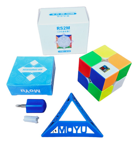 Rs2m Evolution Mf V2 Cubo Rubik Magnético 2x2 Moyu Speedcube