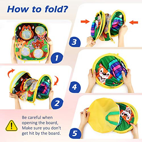 Animal Bean Bag Toss Game Toy Juego De Lanzamiento Al A...