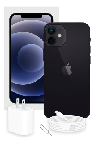 Apple iPhone 12 Mini 64 Gb Negro Con Caja (Reacondicionado)