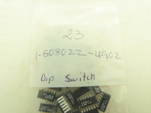Alcoswitch 435166-4 Dip Switch 6-position Lot Of 23 Ssc