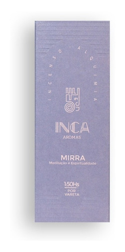 Incenso Inca 9 Varetas Especial Diversos Aromas 100% Natural Fragrância Mirra
