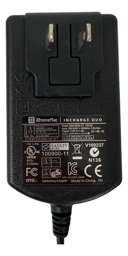 Eliminador Dsa-20ca-12 Para Xtrememac 12v 1.67a