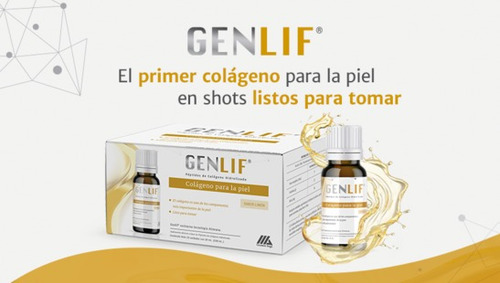 Imagen 1 de 2 de Genlif Colágeno Bebible 20 Dosis
