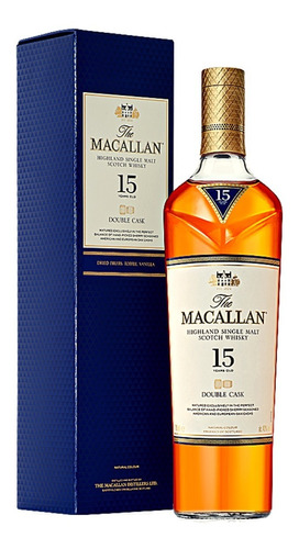 Imagen 1 de 2 de Whisky Macallan 15 Años Double - mL a $1026