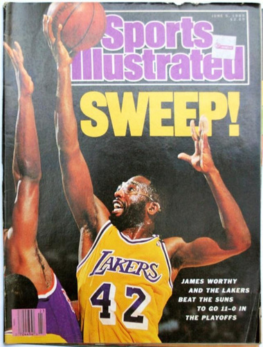 Sports Ilustrated Lakers Sweep The Suns Thomas Hearns 1989