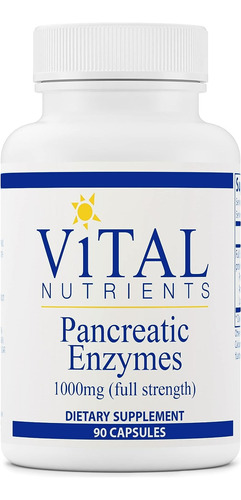 Vital Nutrients Pancreatic Enzymes 1000 Mg 90 Cáps