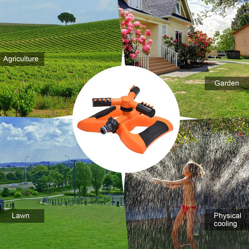 Aspersor Automático Oscilante Para Riego De Jardín 360 Grado