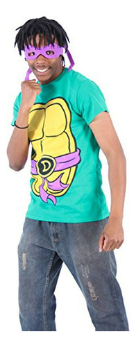 Camiseta De Disfraz De Tortugas Ninja Adolescentes Para Homb