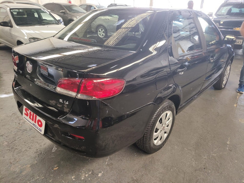 Imagem 6 de 11 de Siena El 1.4 Mpi Fire Flex 8v 2011 /2011 Preto Completo Veja
