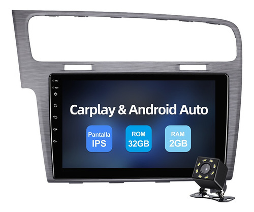 Estéreo Android 10 Carplay 2gb Para Vw/volkswagen/golf 7 Gps