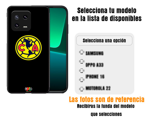 Funda + Extra Para Xiaomi, Poco (todos) Cluub Americaa Xiaomi Mi10t