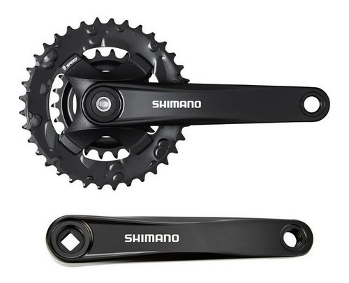 Imagem 2 de 2 de Pedivela Mtb Shimano Altus Fc-mt101 36x22 175mm 9v
