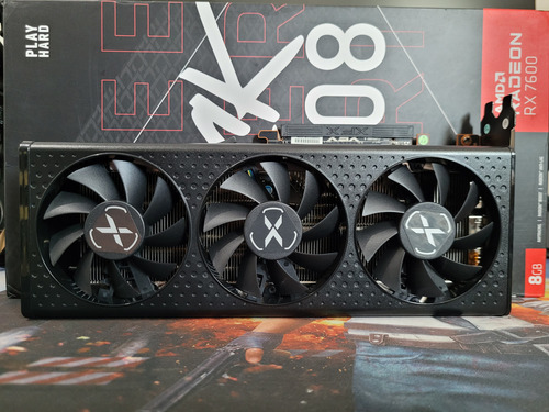 Placa De Vídeo Rx 7600 Xfx Quick 308 Novissima