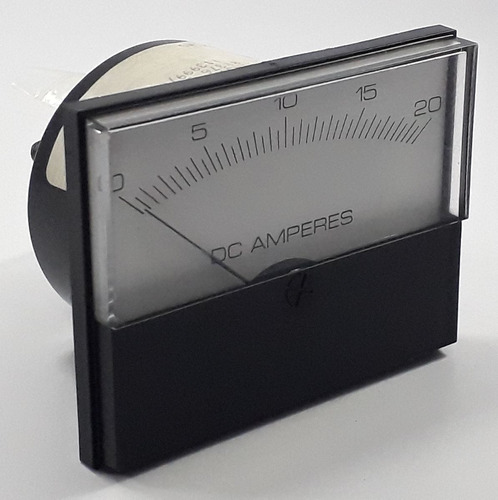 Amperímetro 0-20amp Dc De Banco Dial Rectangular De 3x2