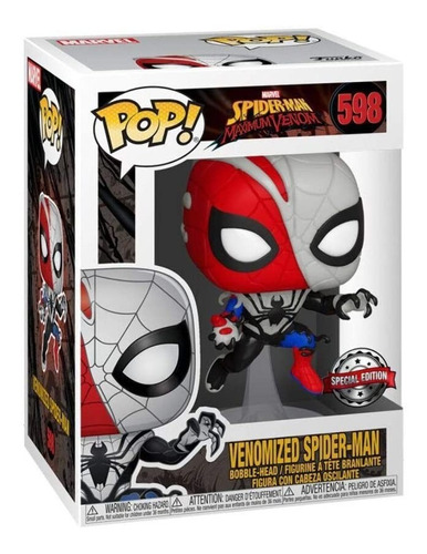 Funko Pop! Marvel Venomized Spider-man #598 Special Edition