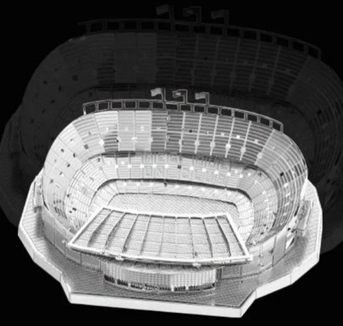 Estadio Camp Nou - Rompecabezas De Metal Puzzle 3d (Usado)