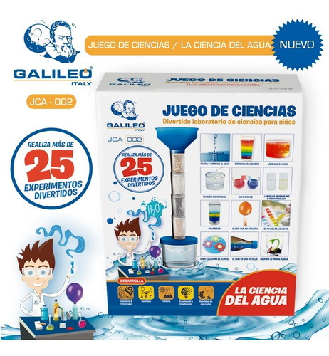 Juego De Ciencia La Ciencia Del Agua Galileo Jca-002 Edu