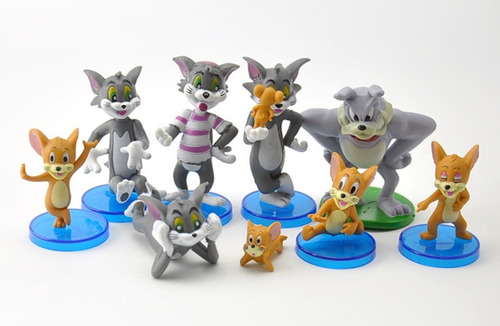 Set De 9 Figuras De Coleccion Tom And Jerry 