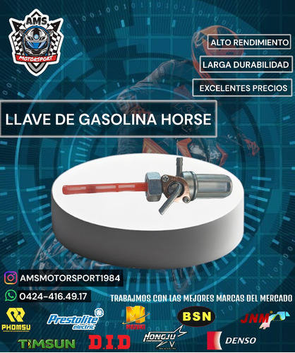 Llave De Gasolina Horse 