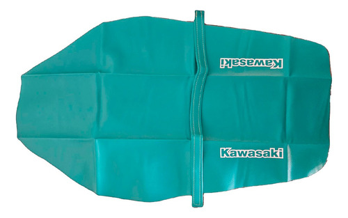 Tapizado Funda Asiento Kawasaki Klx 650 Verde Cuero Sintetic