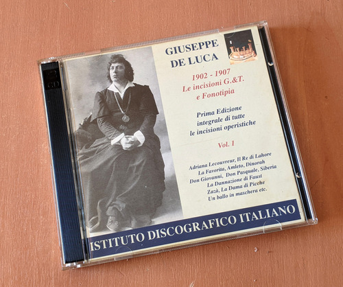 Giuseppe De Luca - 1902 - 1907 Le Incisioni G&t E Fonotipia