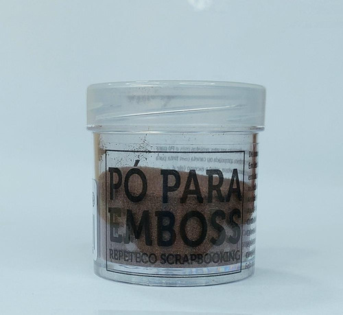 Repeteco - Pó Para Emboss Metálico - Cor Rose Gold - 14gr