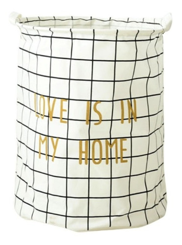 Imagen 1 de 1 de Cesta De Ropa Sucia Hogar Love Is