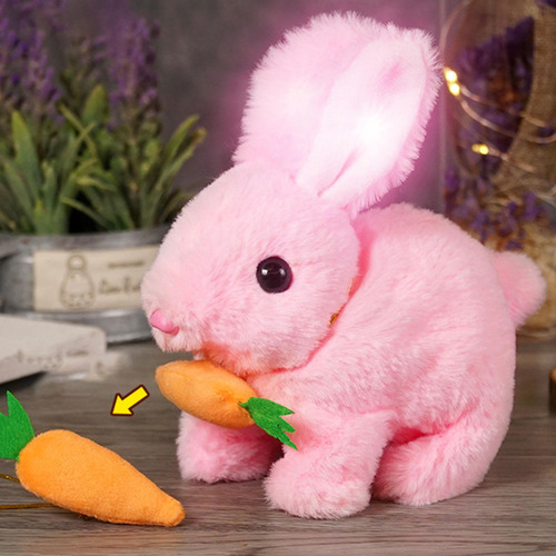De Peluche De De Peluche De Lujoso Puede Saltar Y Hacer Rosa
