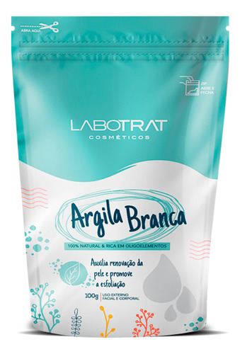 Argila Branca 100g - Labotrat