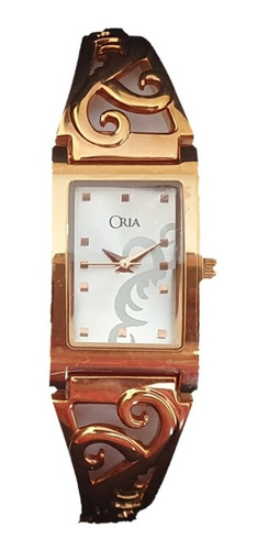 Reloj Analógico Oria Classic Golden Para Mujer