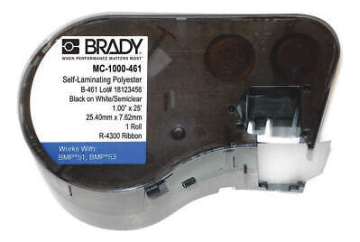 Brady Mc-1000-461 Tube Label,300 In. W,300 In. L,polyest Ggw