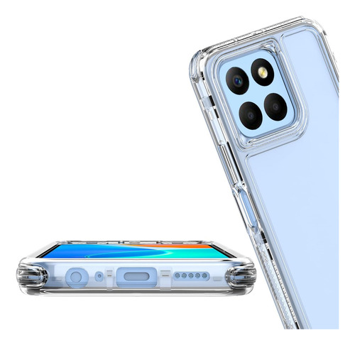 Ho For Honor X6a Plus/x6a Case Funda 3 In 1 Transparente+2