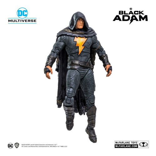 Figura Acción Black Adam Cloak Justice League Dc Mcfarlane