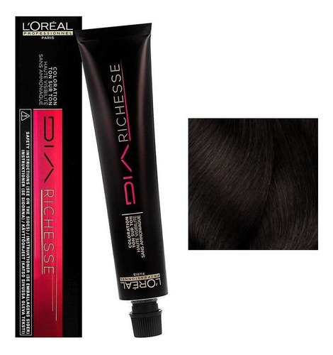 Tinte L´Oréal Dia Richesse 4.15 - mL Tono Marron chocolate