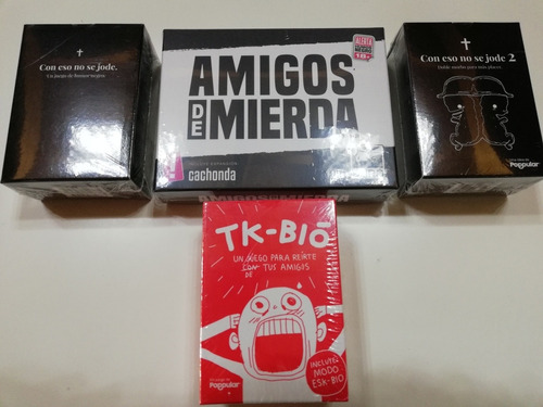 Amigos De Mierda + Con Eso No Se Jode 1 Y 2 + Tkbio