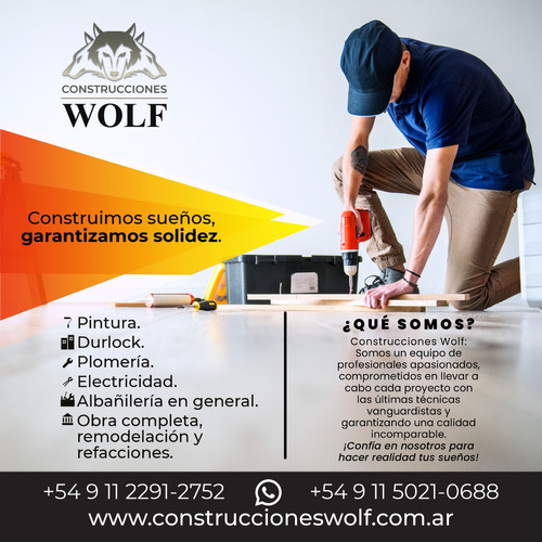 Servicio De Obras Completas,remodelaciones,refacciones,ect.