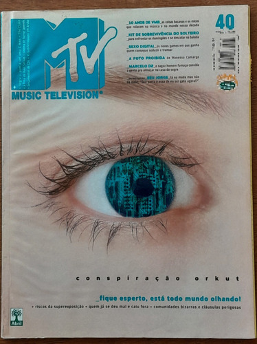 Revista Mtv Nº 40 Setembro/2004 Seu Jorge