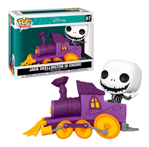 Imagen 3 de 6 de Funko Pop Disney Jack Skellington In Engine Nuevo Musicoviny