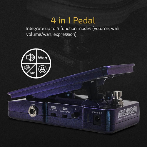 Efecto De Guitarra Hotone Wah Active Volume Passive Expressi