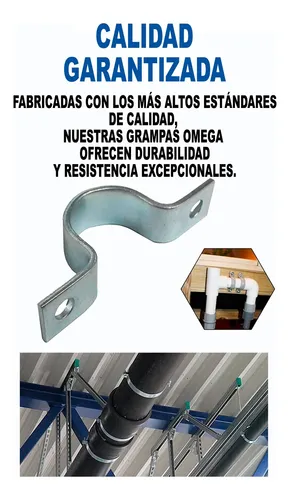 Grampa Abrazadera Para Caño 6 Pulgadas Omega Metal
