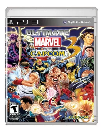 Jogo Novo Midia Fisica Ultimate Marvel vs Capcom 3 para Ps3