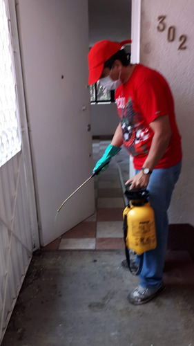 Imagen 1 de 10 de Fumigacion Cucaracha Chinche Pulga Piojo Raton Araña Jardin