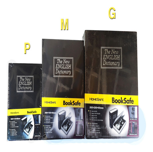 Caja para libros de camuflaje, formato diccionario de inglés, color azul oscuro